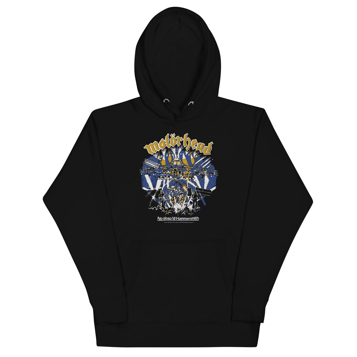 MerchMoment Motorhead - No Sleep 'til Hammersmith Hoodie Sweatshirt Officially Licensed