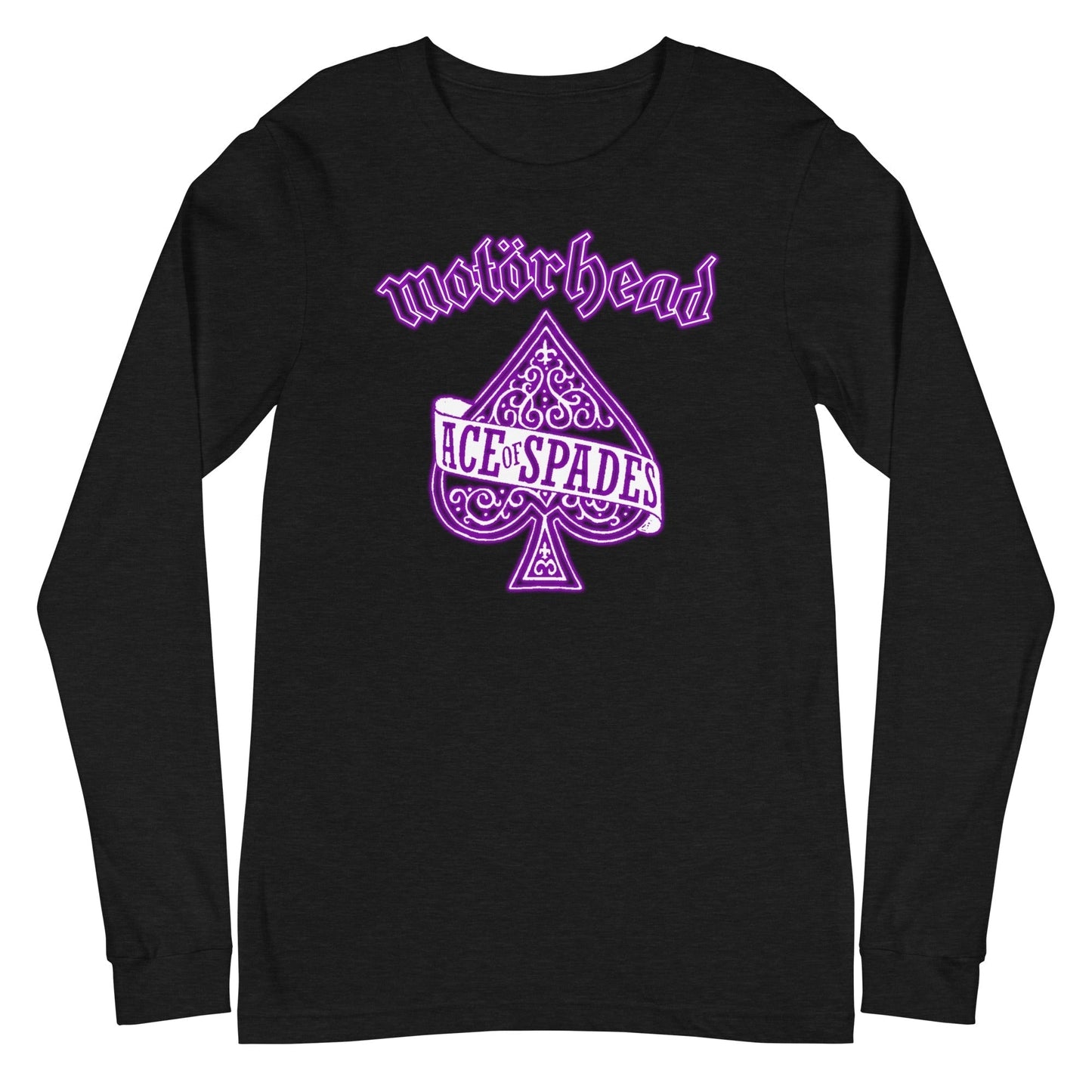 MerchMoment Motorhead - Purple Ace Long Sleeve Shirt Officially Licensed