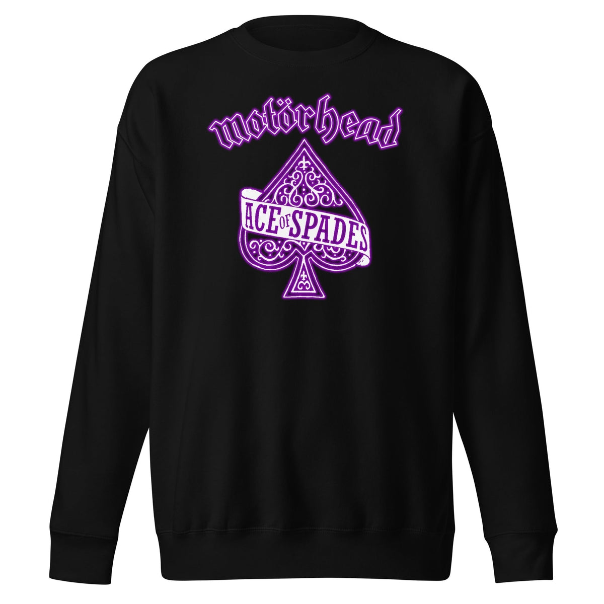 MerchMoment Motorhead - Purple Ace Crewneck Sweatshirt Officially Licensed