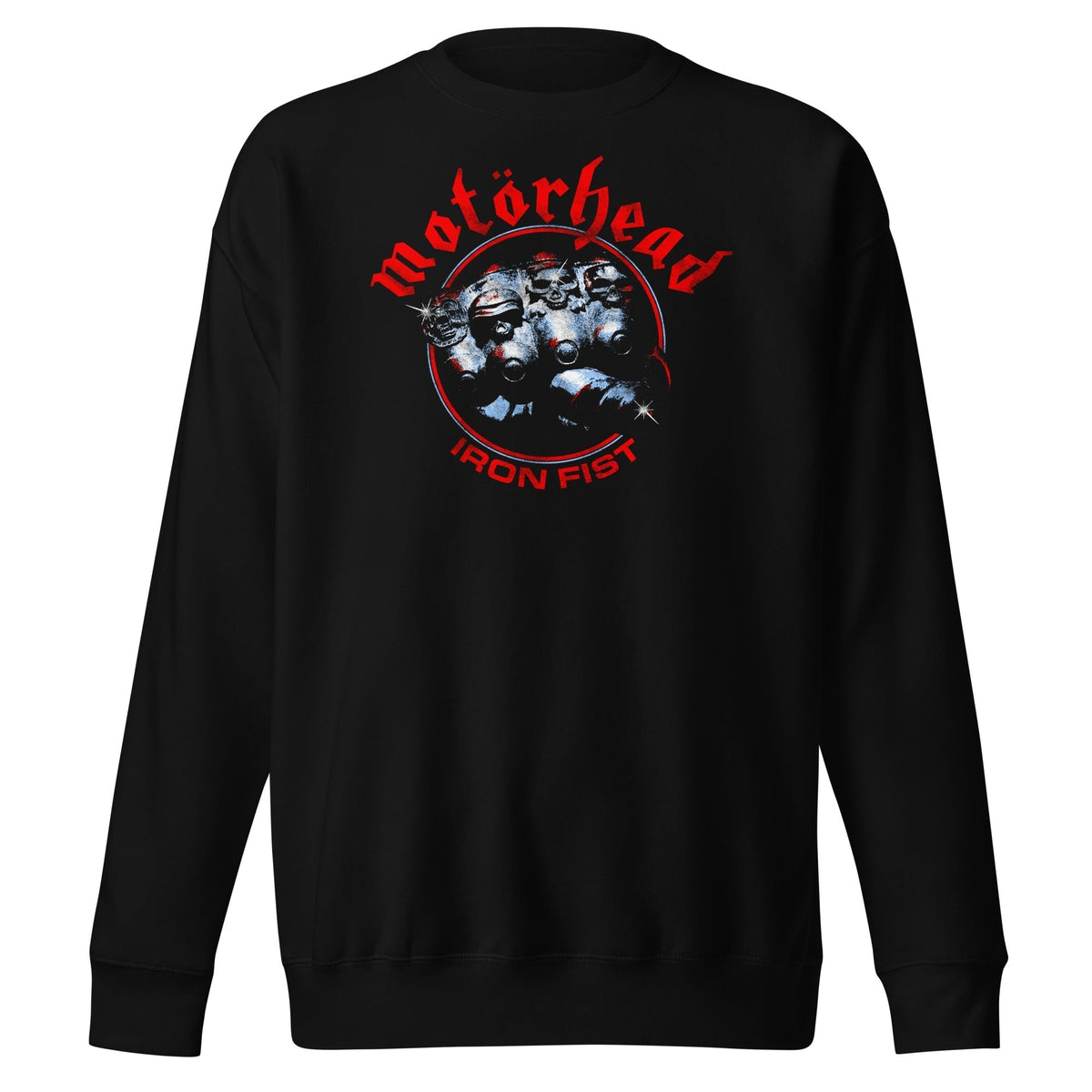 MerchMoment Motorhead - Red Fist Crewneck Sweatshirt Officially Licensed