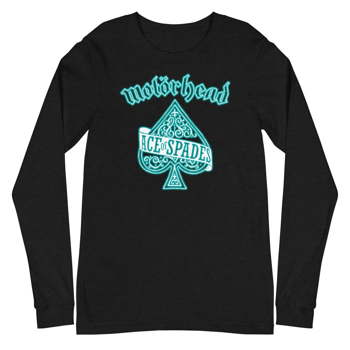 MerchMoment Motorhead - Teal Ace Long Sleeve Shirt Officially Licensed