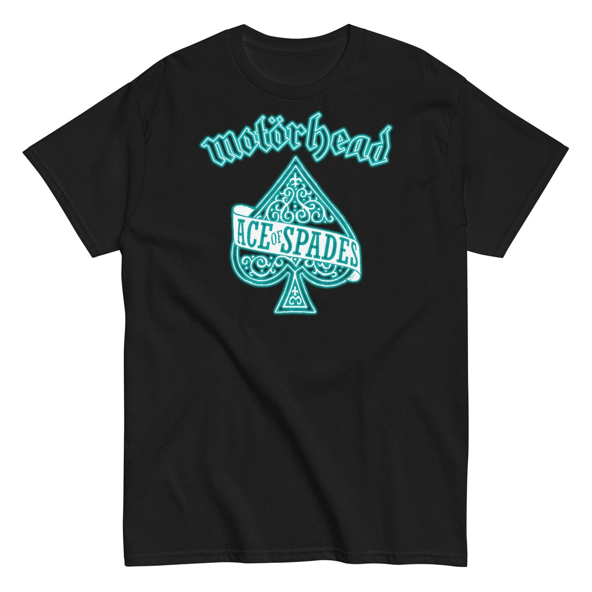 MerchMoment Motorhead - Teal Ace Mens T Shirt Officially Licensed