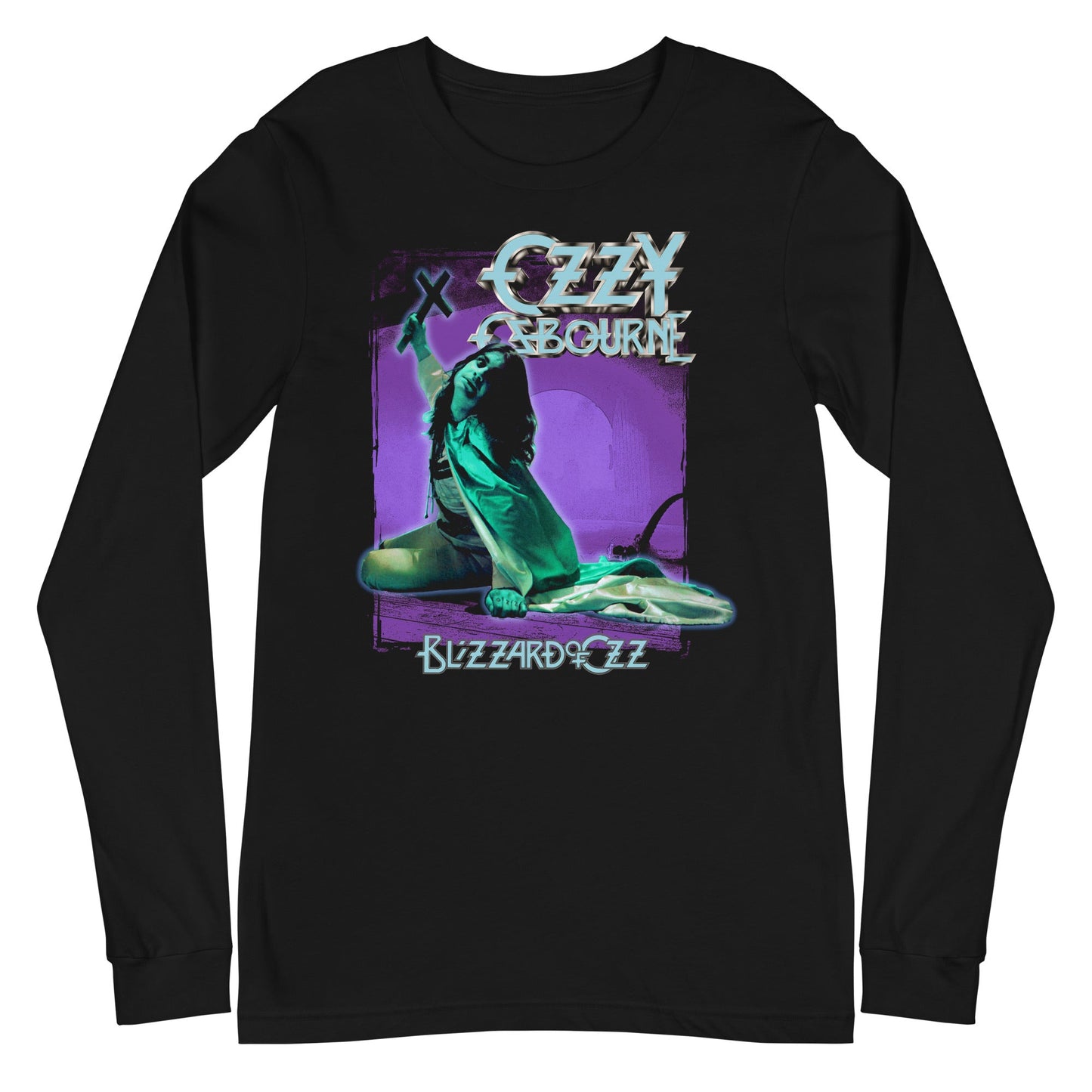 MerchMoment Ozzy Osbourne - Blizzard of Ozz Long Sleeve Shirt Officially Licensed