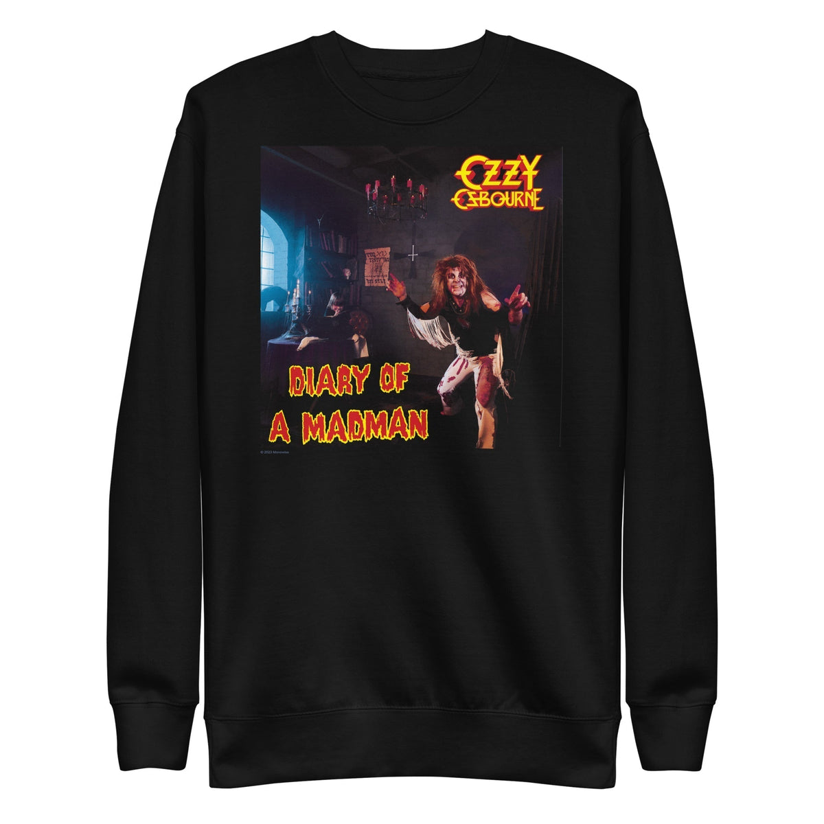 MerchMoment Ozzy Osbourne - Diary of a Madman Crewneck Sweatshirt Officially Licensed