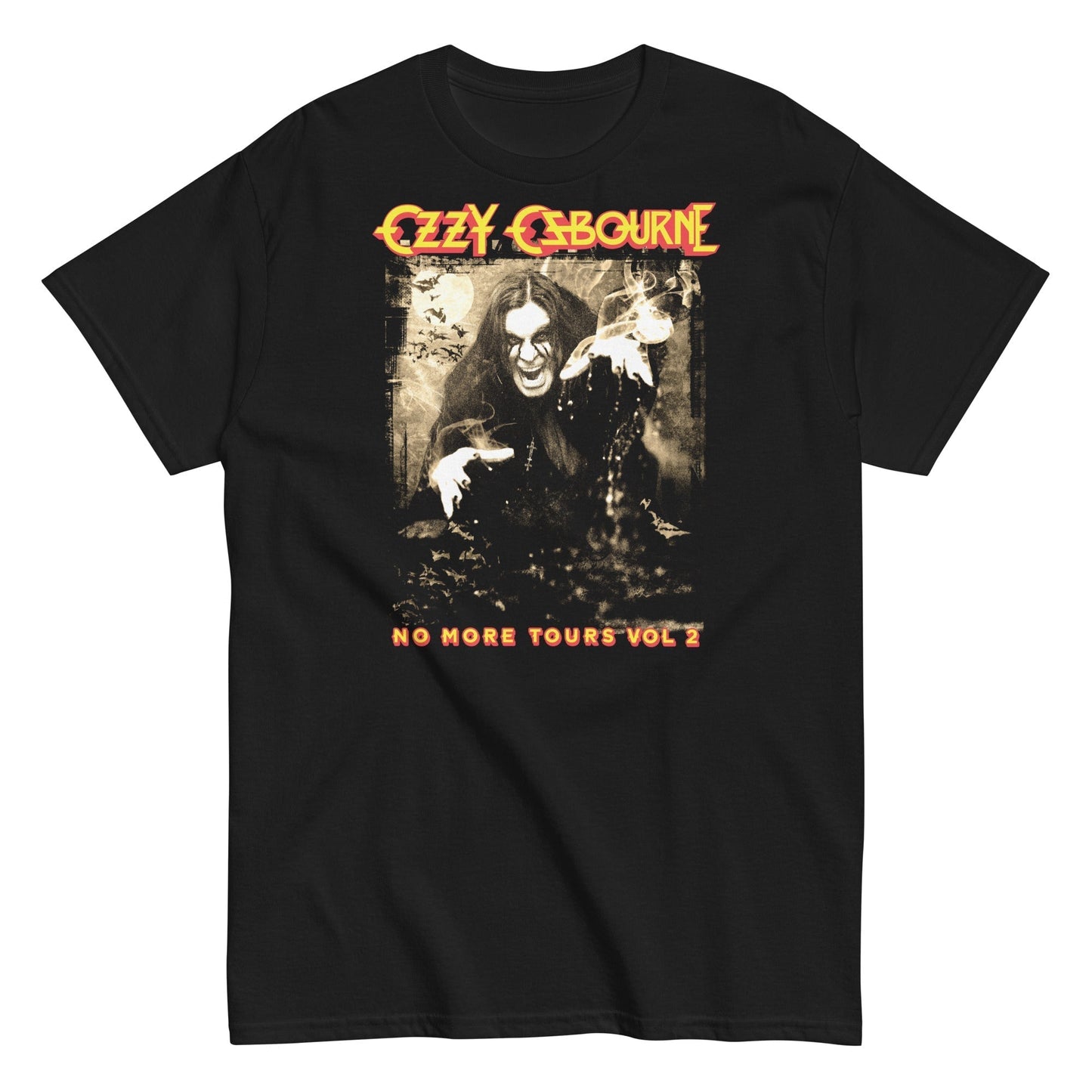 MerchMoment Ozzy Osbourne - No More Tours Mens T Shirt Officially Licensed