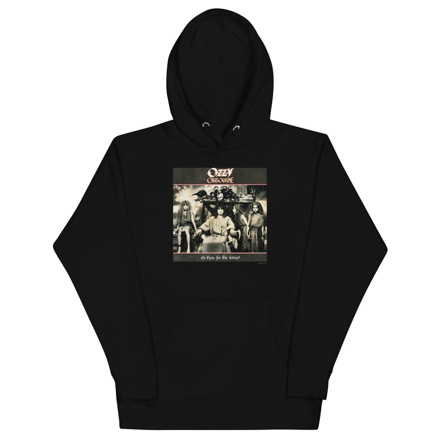 MerchMoment Ozzy Osbourne - No Rest for the Wicked Hoodie Sweatshirt Officially Licensed