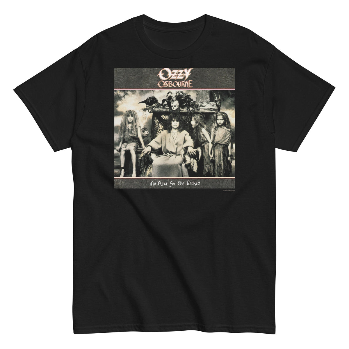 MerchMoment Ozzy Osbourne - No Rest for the Wicked Mens T Shirt Officially Licensed