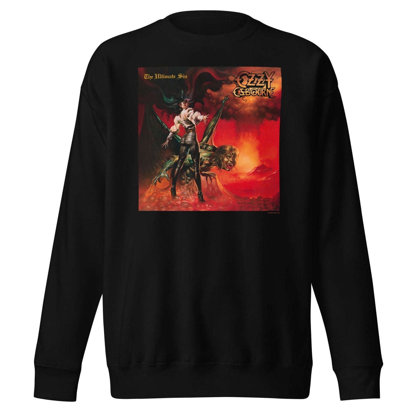 MerchMoment Ozzy Osbourne - Prince of Darkness Crewneck Sweatshirt Officially Licensed