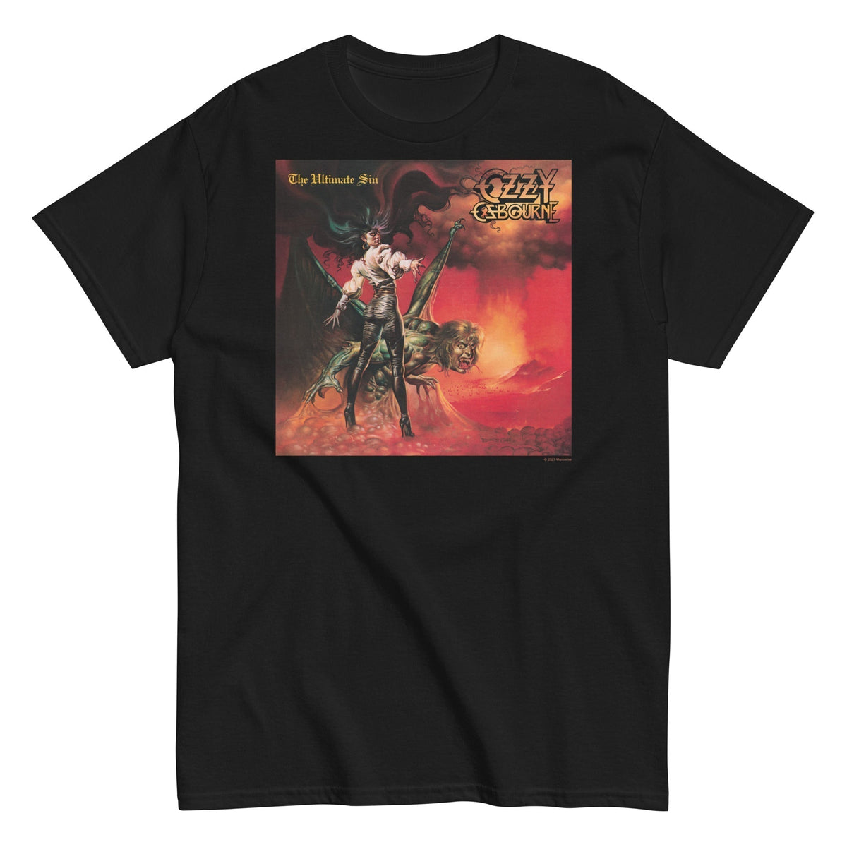 MerchMoment Ozzy Osbourne - Prince of Darkness Mens T Shirt Officially Licensed