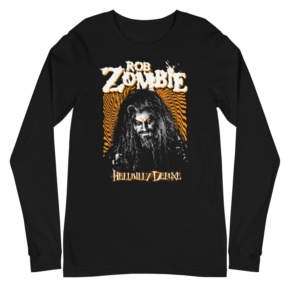 MerchMoment Rob Zombie - Hellbilly Orange Long Sleeve Shirt Officially Licensed