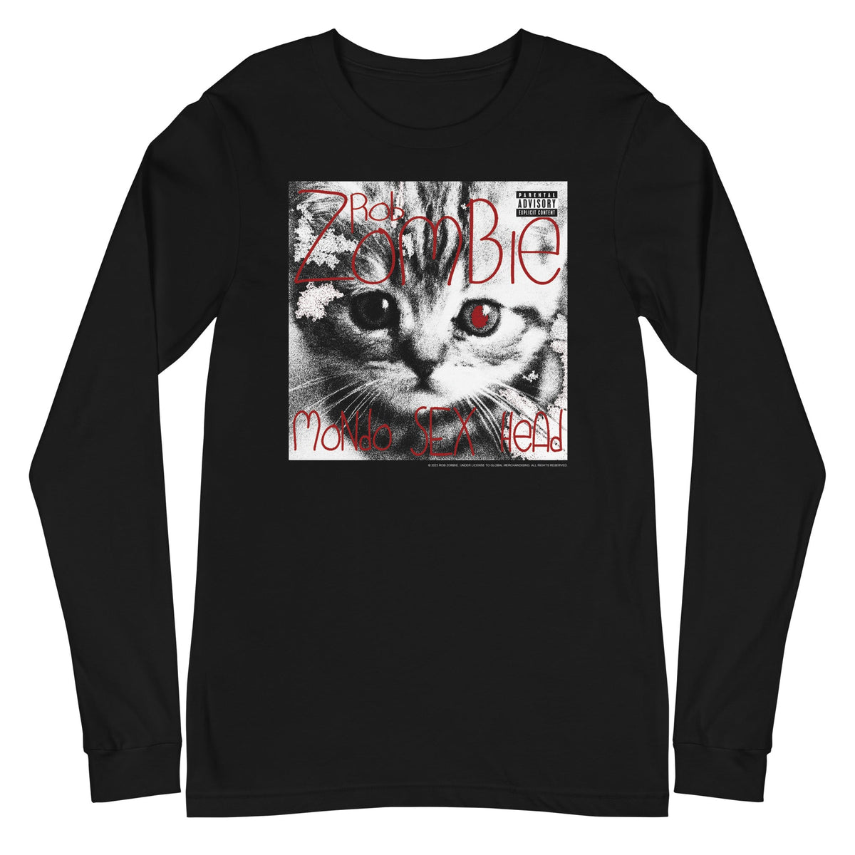 MerchMoment Rob Zombie - Mondo Sex Head Long Sleeve Shirt Officially Licensed