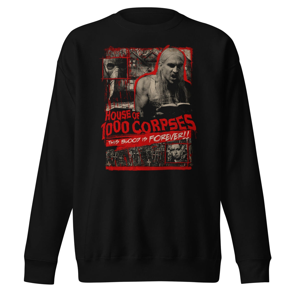 MerchMoment Rob Zombie - More Corpses Crewneck Sweatshirt Officially Licensed