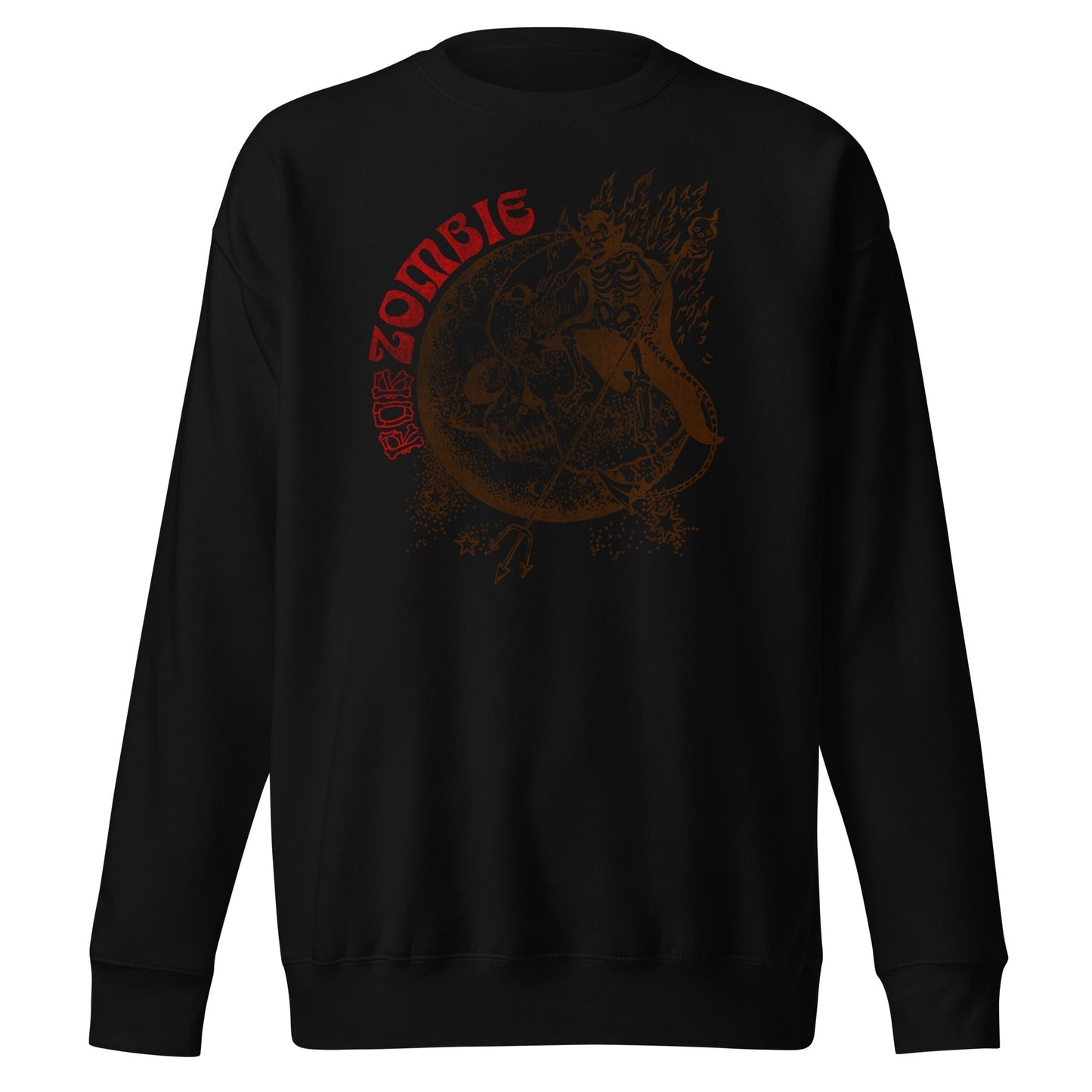 MerchMoment Rob Zombie - Red Rob Crewneck Sweatshirt Officially Licensed