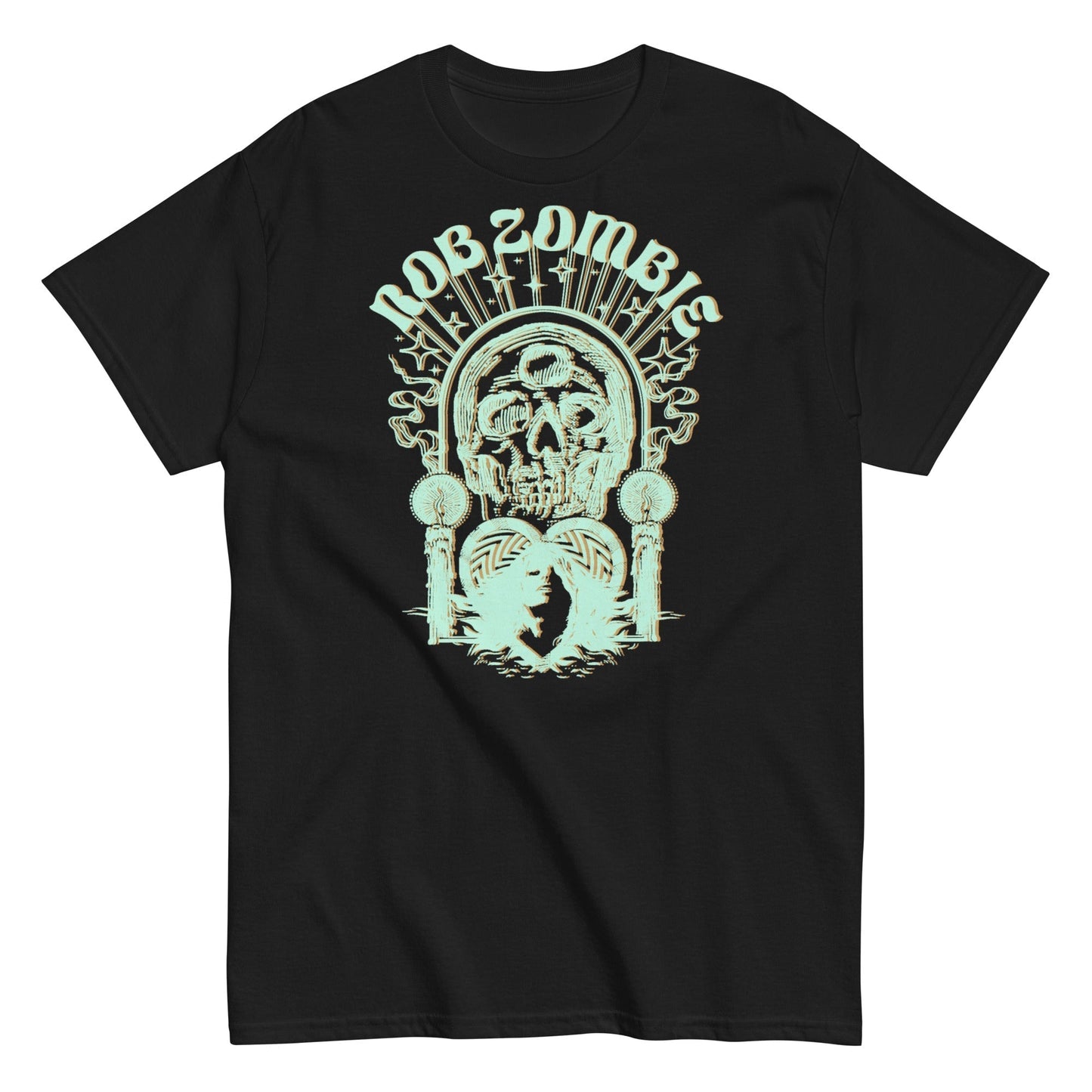 MerchMoment Rob Zombie - Shrooms Rob Mens T Shirt Officially Licensed