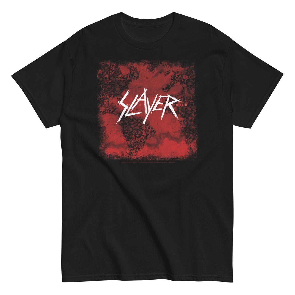MerchMoment Slayer - Blood Logo Mens T Shirt Officially Licensed
