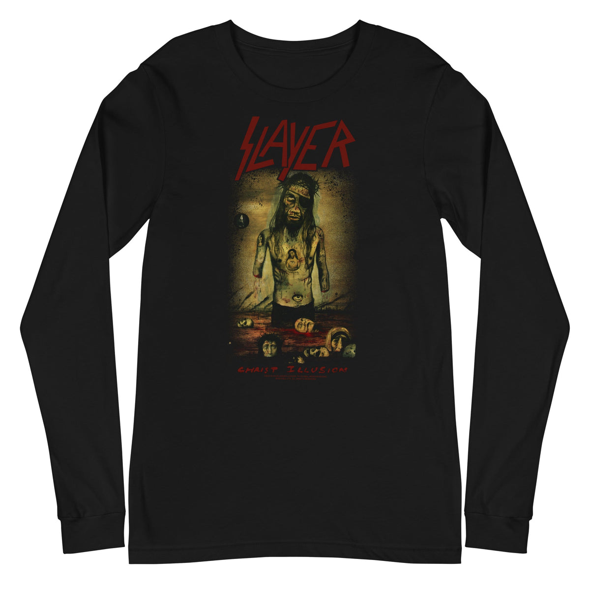 MerchMoment Slayer - Christ Illusion Long Sleeve Shirt Officially Licensed