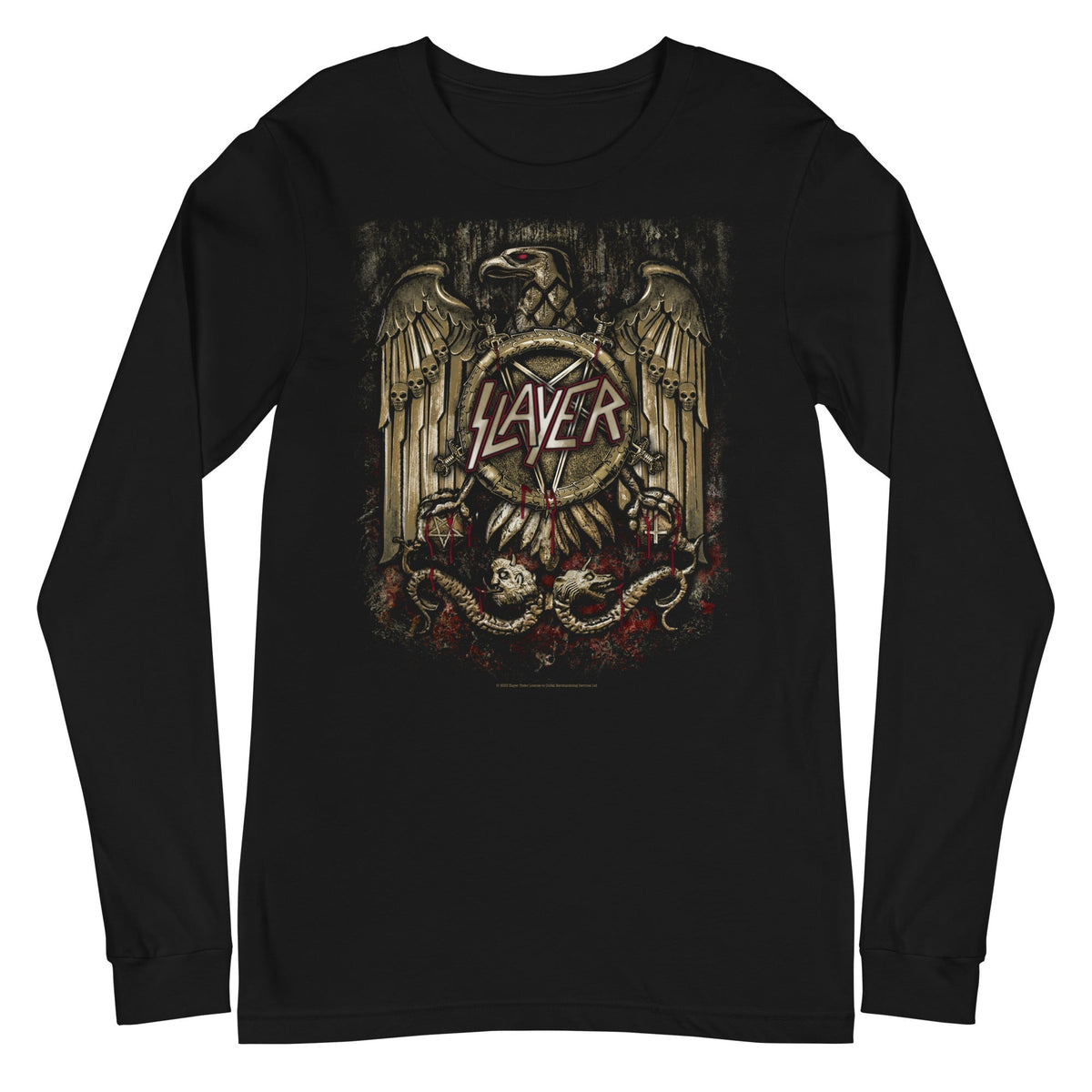 MerchMoment Slayer - Eagle Statue Long Sleeve Shirt Officially Licensed