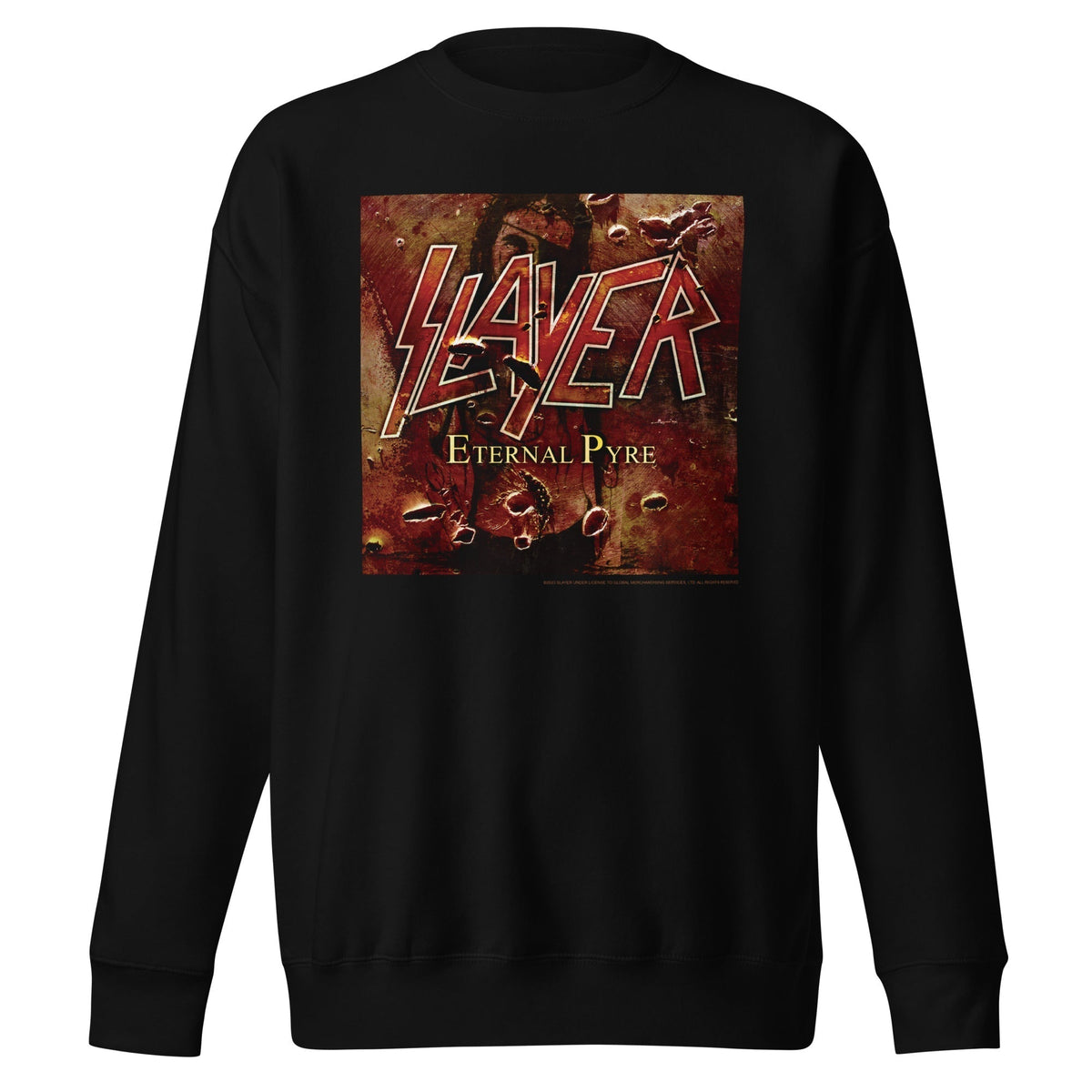 MerchMoment Slayer - Eternal Pyre Crewneck Sweatshirt Officially Licensed