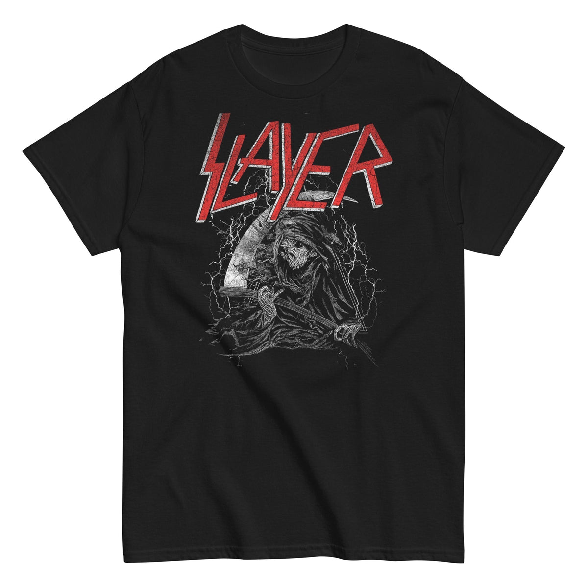 MerchMoment Slayer - Grim Reaper Mens T Shirt Officially Licensed