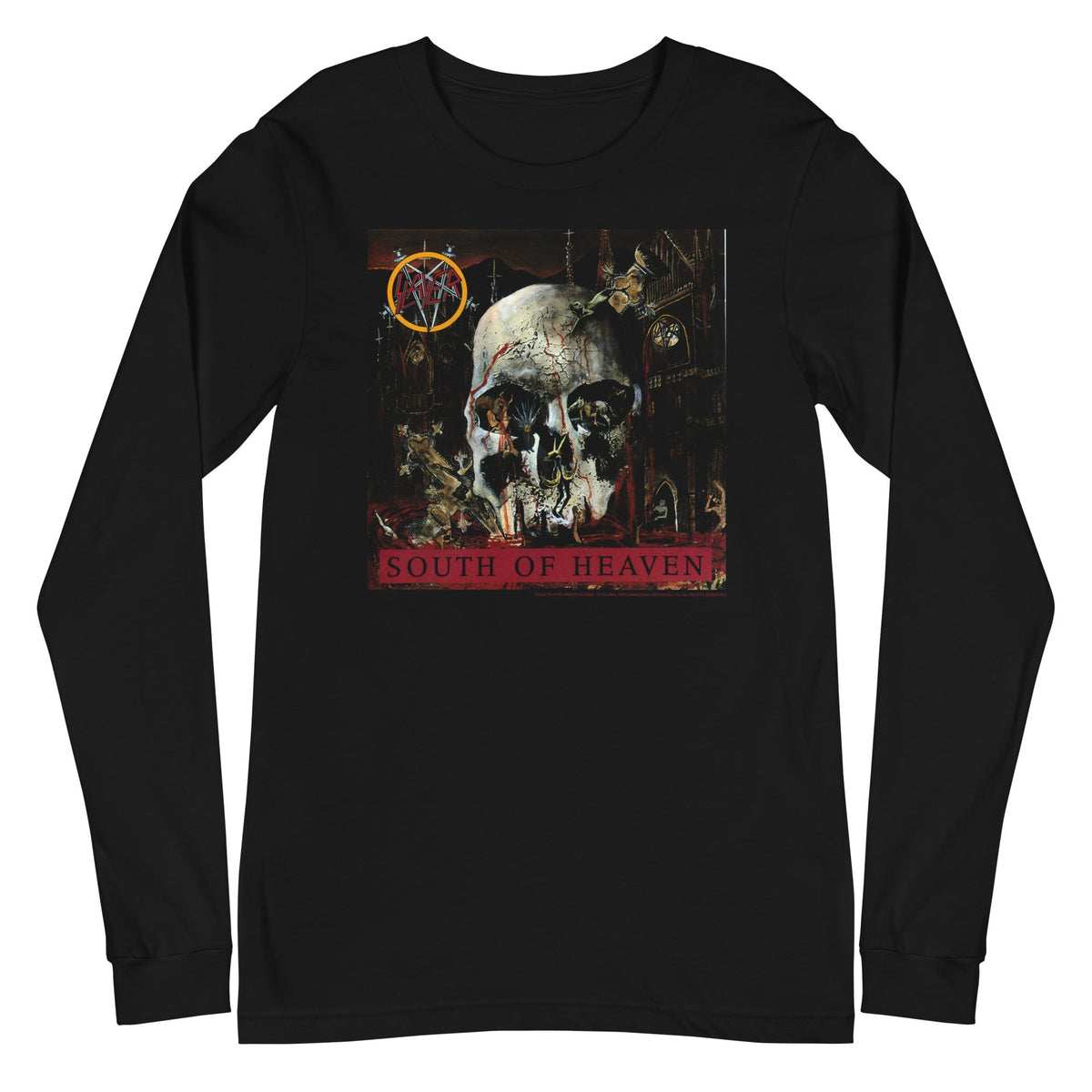 MerchMoment Slayer - Heaven Cover Long Sleeve Shirt Officially Licensed