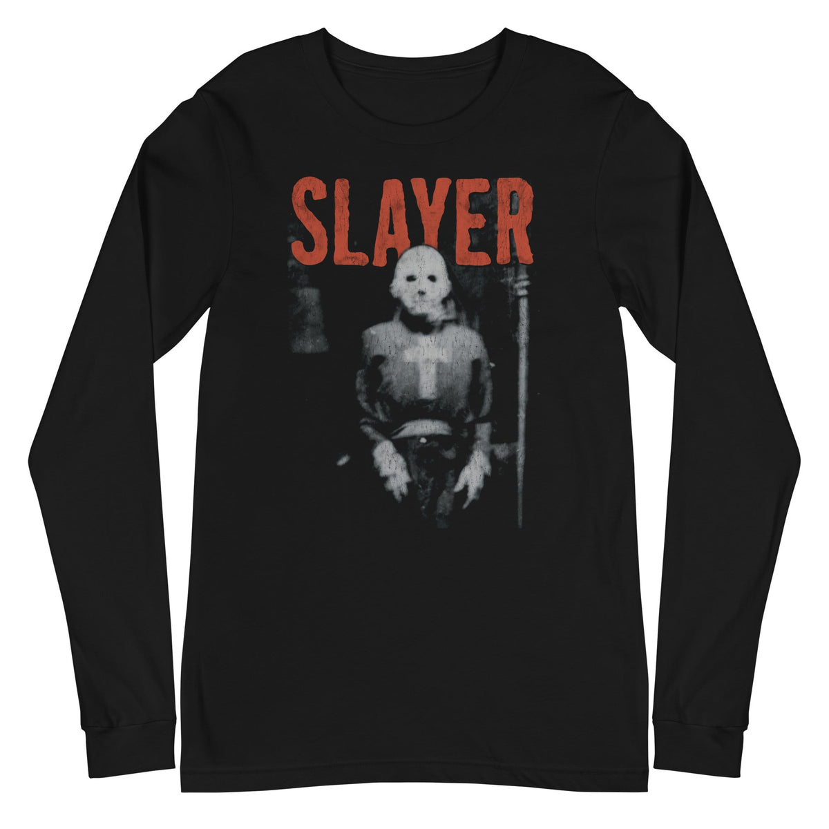 MerchMoment Slayer - Hockey Cross Long Sleeve Shirt Officially Licensed