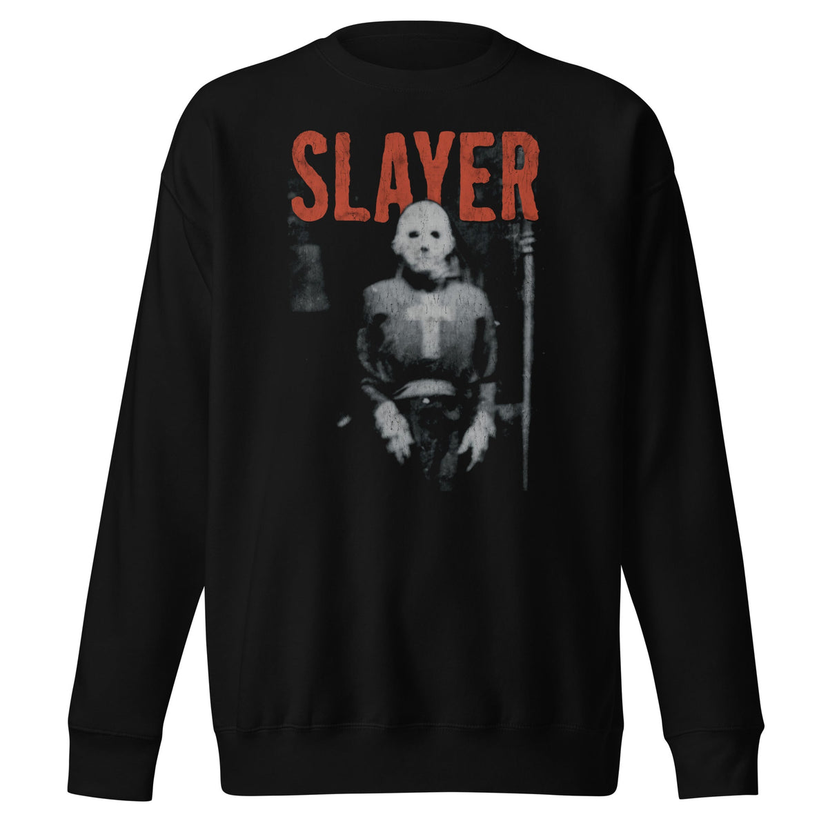 MerchMoment Slayer - Hockey Cross Crewneck Sweatshirt Officially Licensed