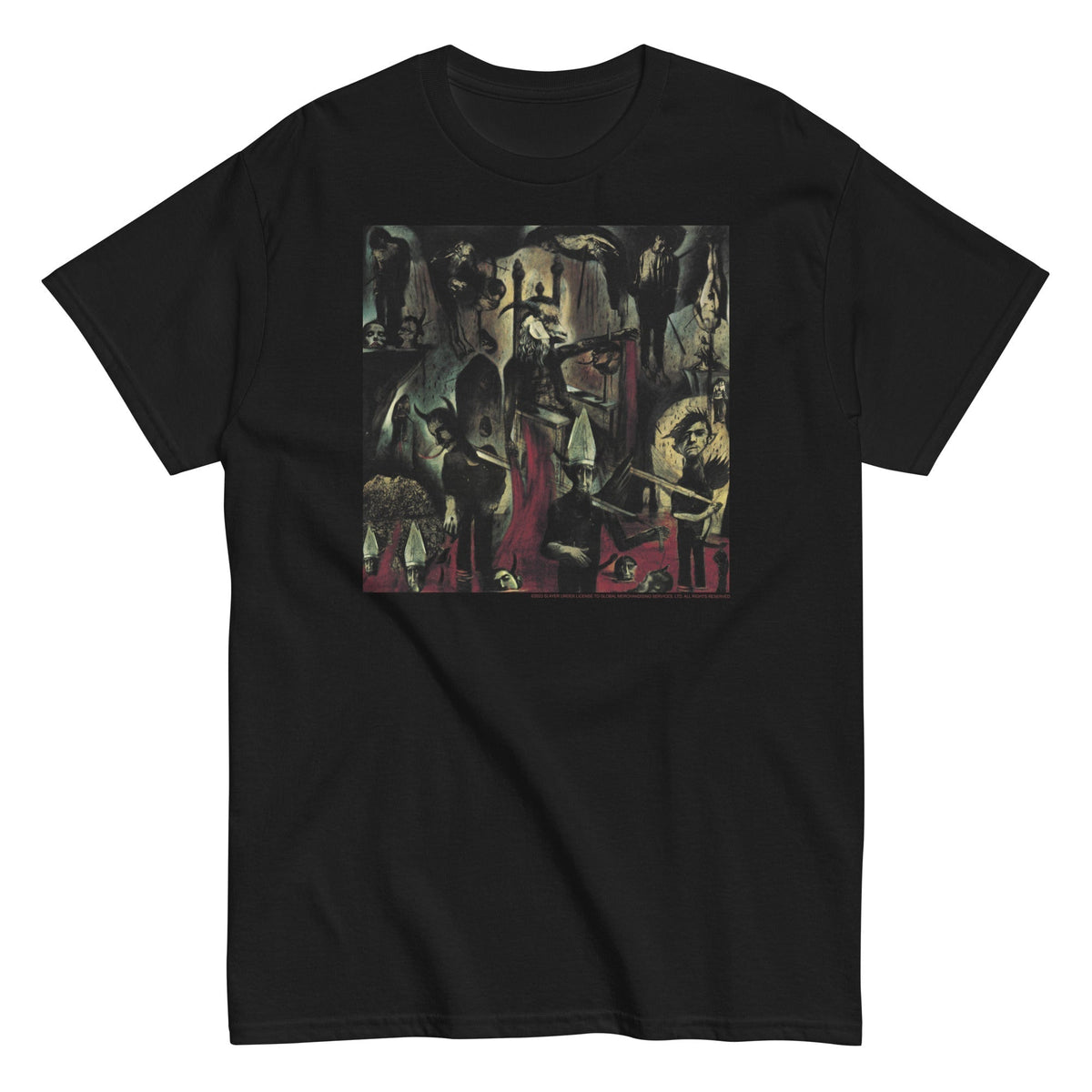 MerchMoment Slayer - Sea of Evil Mens T Shirt Officially Licensed