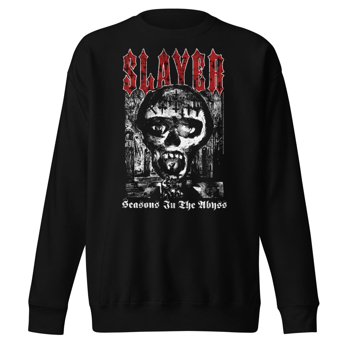 MerchMoment Slayer - Seasons in the Abyss Crewneck Sweatshirt Officially Licensed