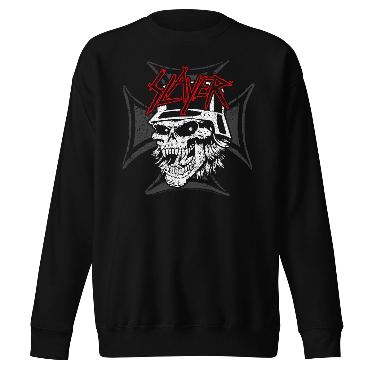 MerchMoment Slayer - Sticks and Skulls Crewneck Sweatshirt Officially Licensed