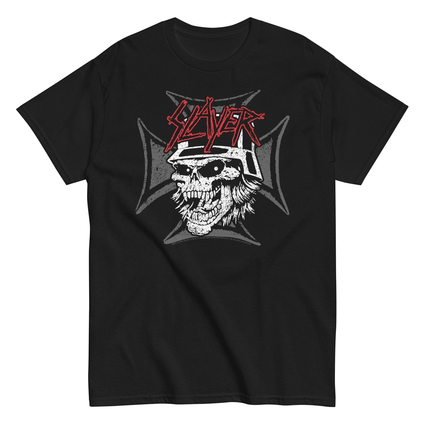 MerchMoment Slayer - Sticks and Skulls Mens T Shirt Officially Licensed