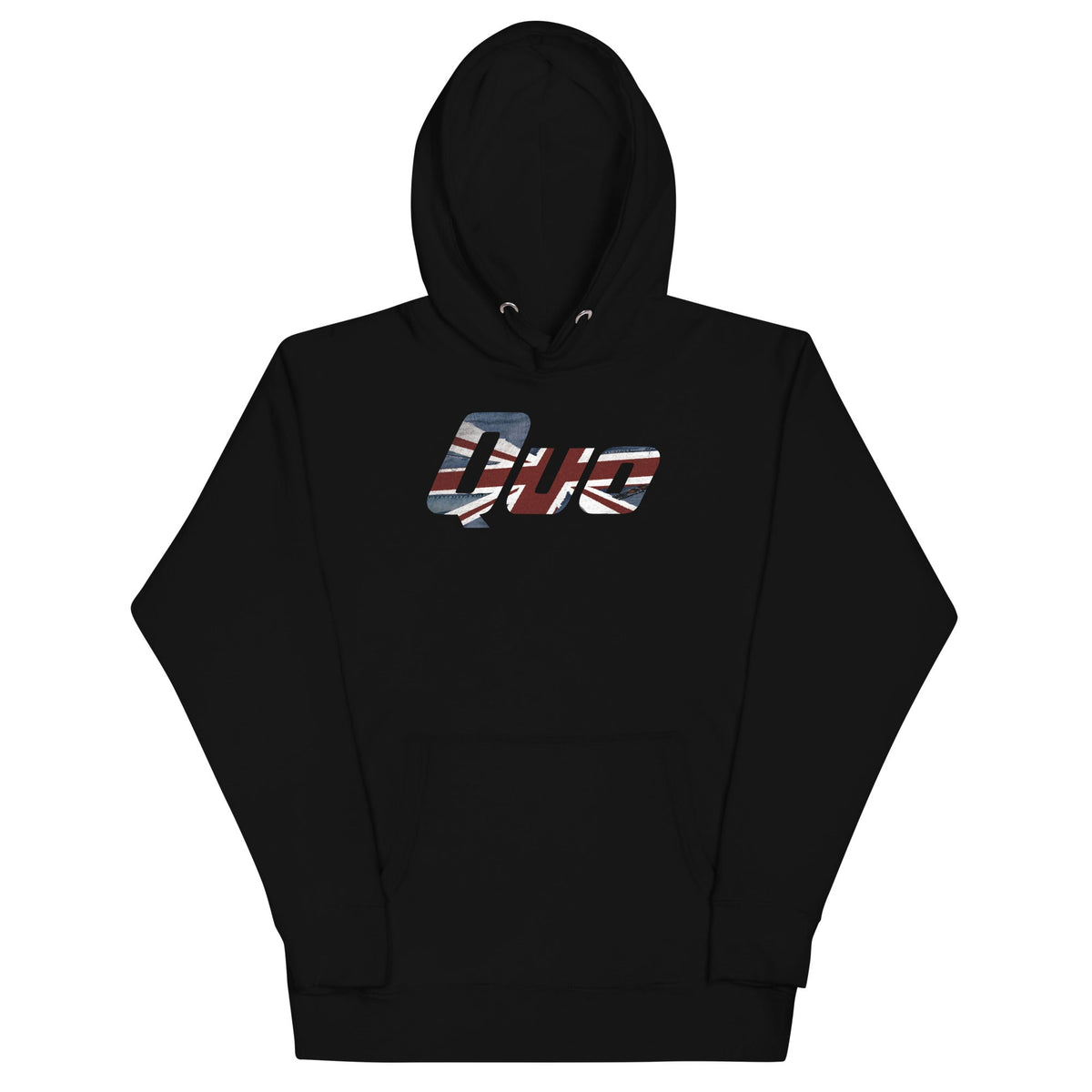 MerchMoment Status Quo - Union Jack Hoodie Sweatshirt Officially Licensed