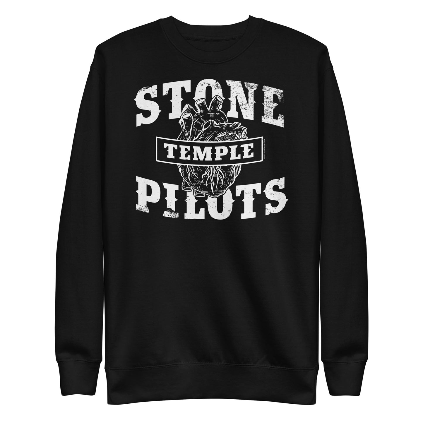 MerchMoment Stone Temple Pilots - Heart Logo Crewneck Sweatshirt Officially Licensed