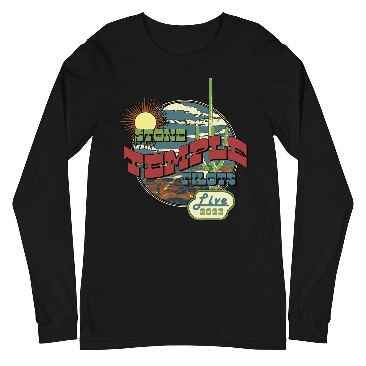 MerchMoment Stone Temple Pilots - Live Long Sleeve Shirt Officially Licensed