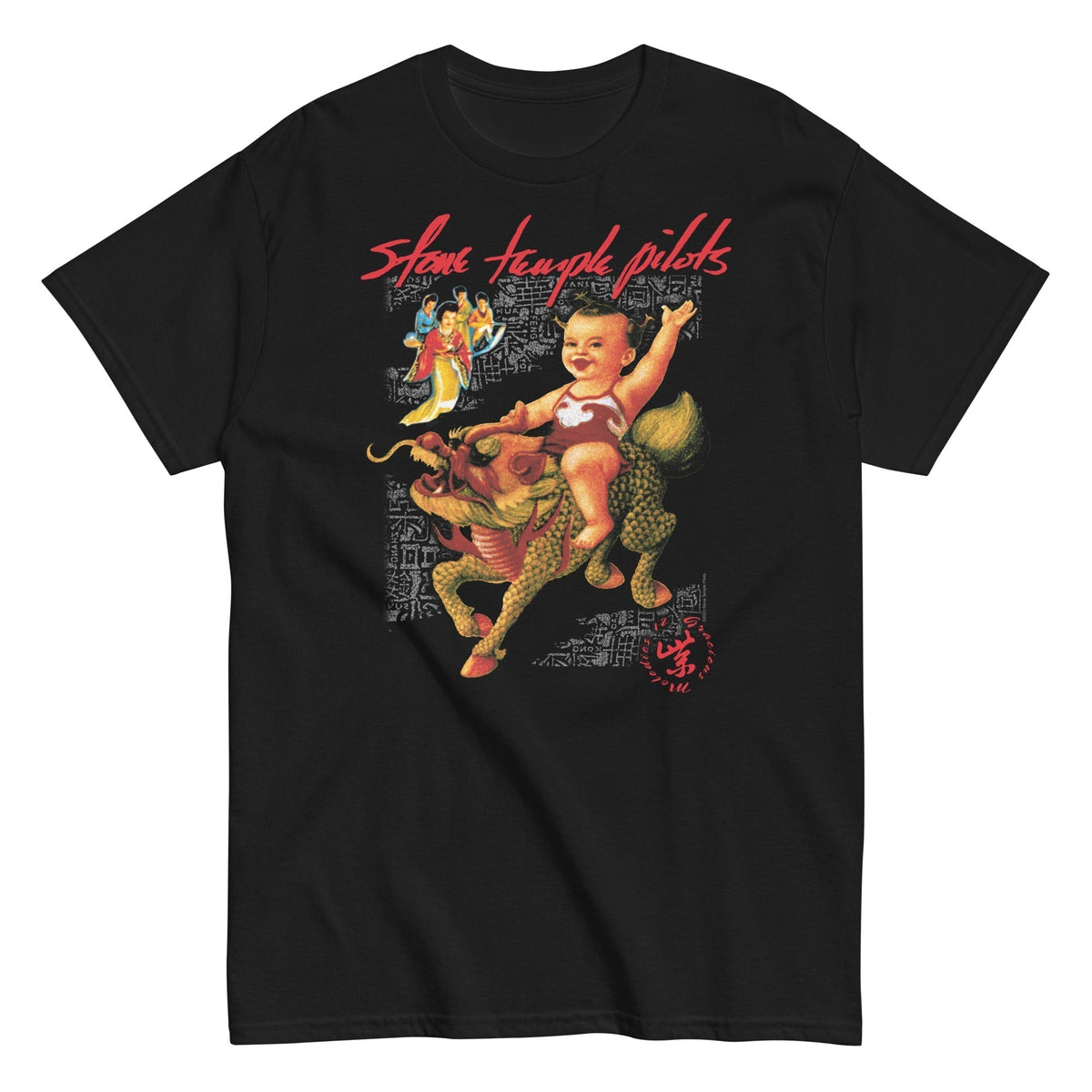 MerchMoment Stone Temple Pilots - Purple Mens T Shirt Officially Licensed