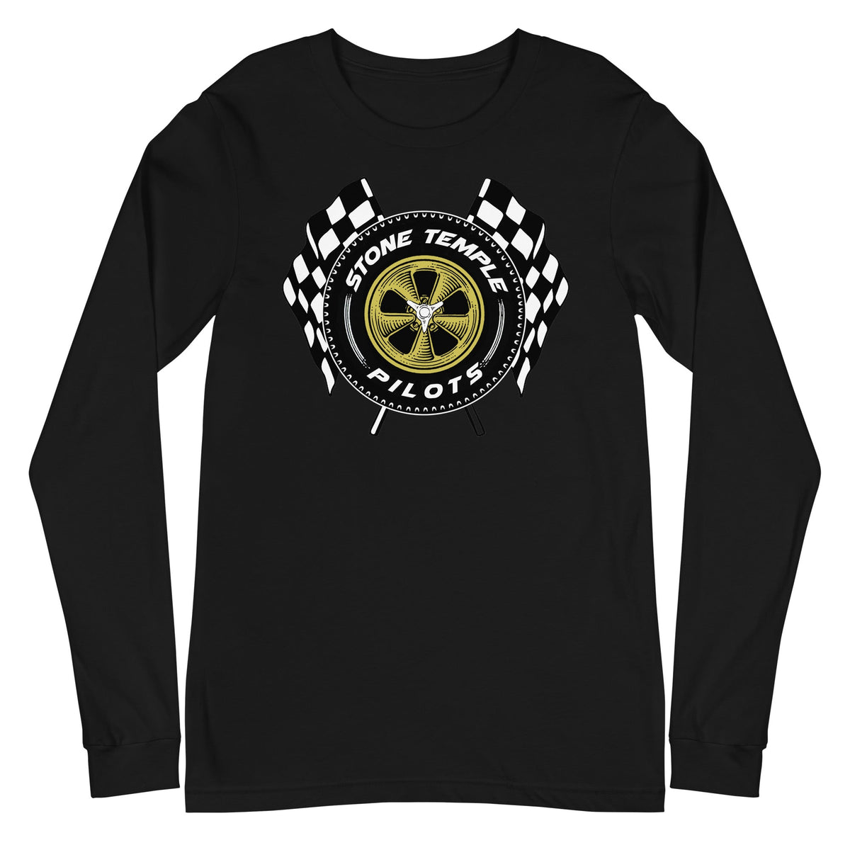 MerchMoment Stone Temple Pilots - Racing Tire Long Sleeve Shirt Officially Licensed