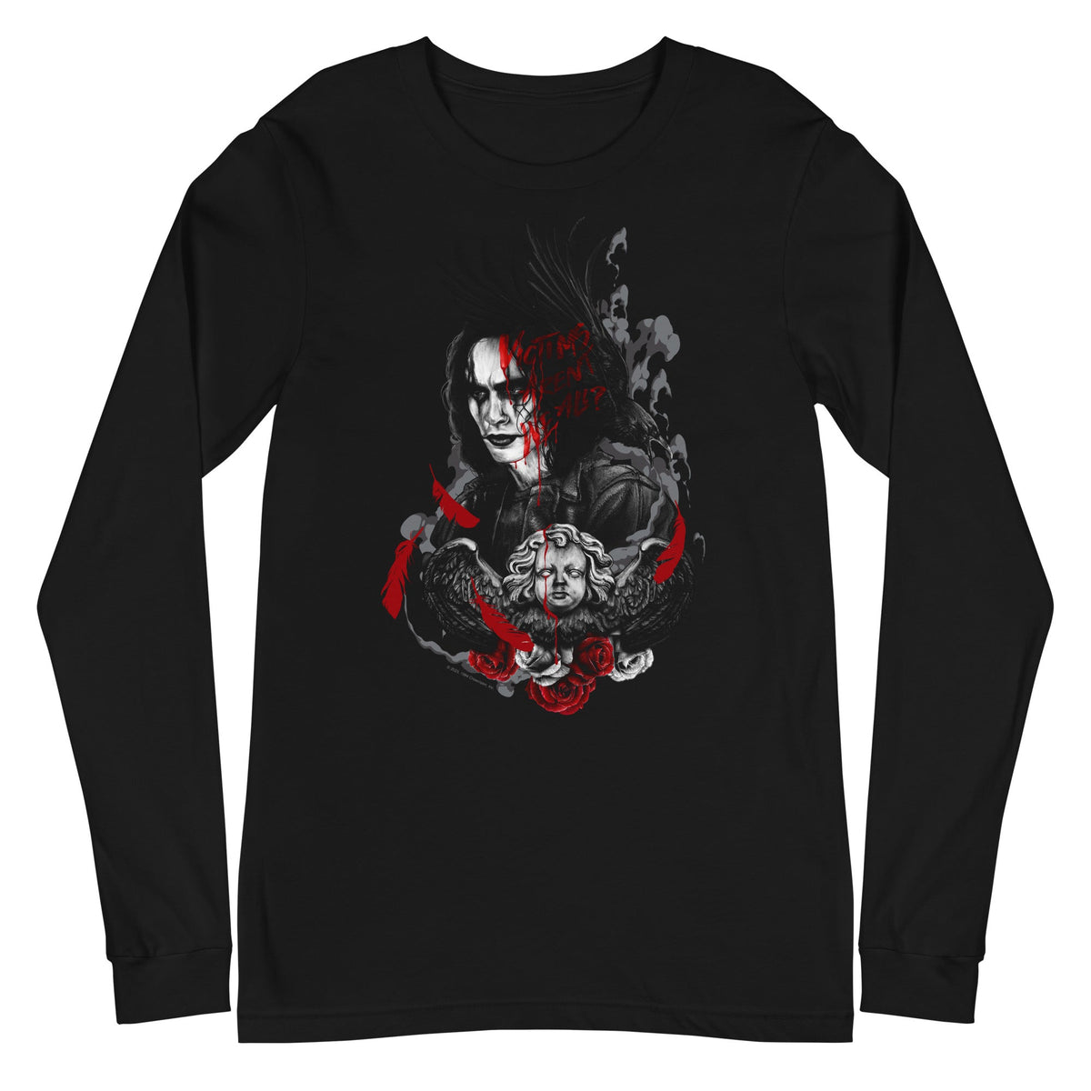 MerchMoment The Crow - Victims Aren't We All? Long Sleeve Shirt Officially Licensed