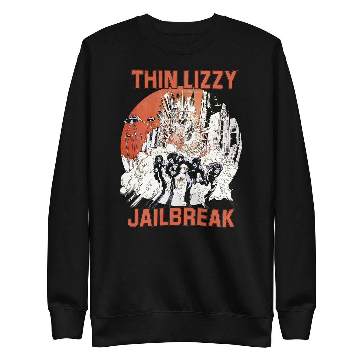 MerchMoment Thin Lizzy - Jailbreak Crewneck Sweatshirt Officially Licensed