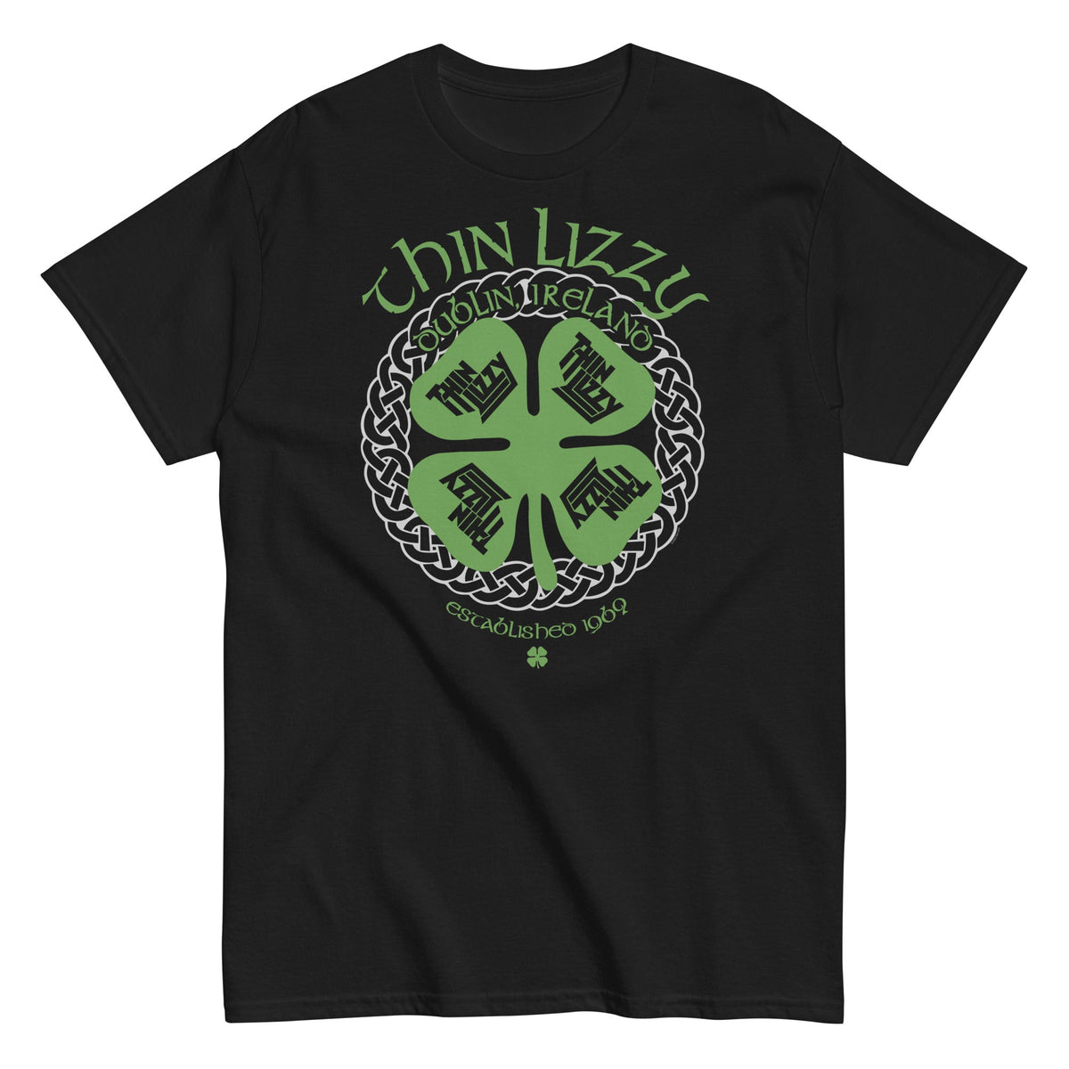 MerchMoment Thin Lizzy - Shamrock Mens T Shirt Officially Licensed
