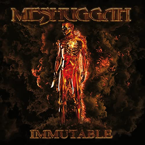 Meshuggah - Immutable Red-Trans/white/black marbled Vinyl Vinyl Record