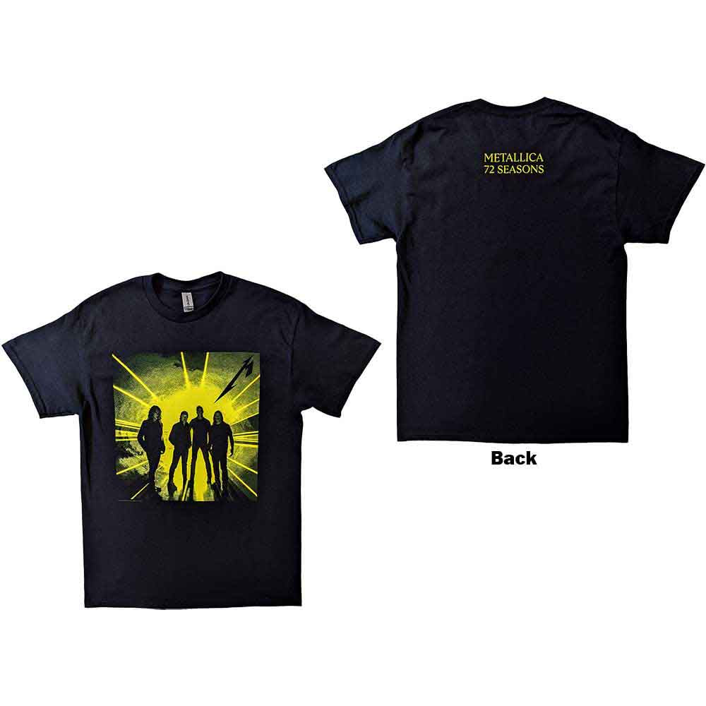 Metallica 72 Seasons Burnt Strobe Mens T Shirt Officially Licensed
