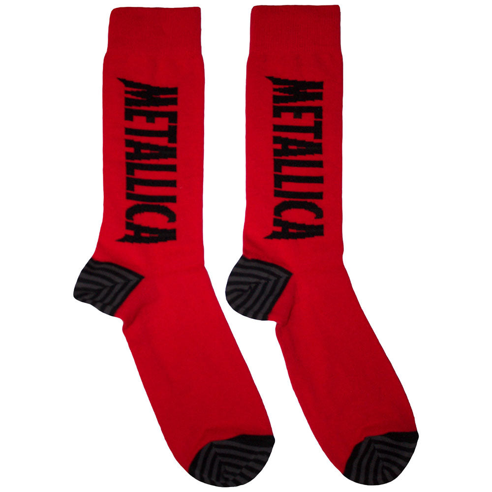Metallica Stressed Logo Socks Officially Licensed