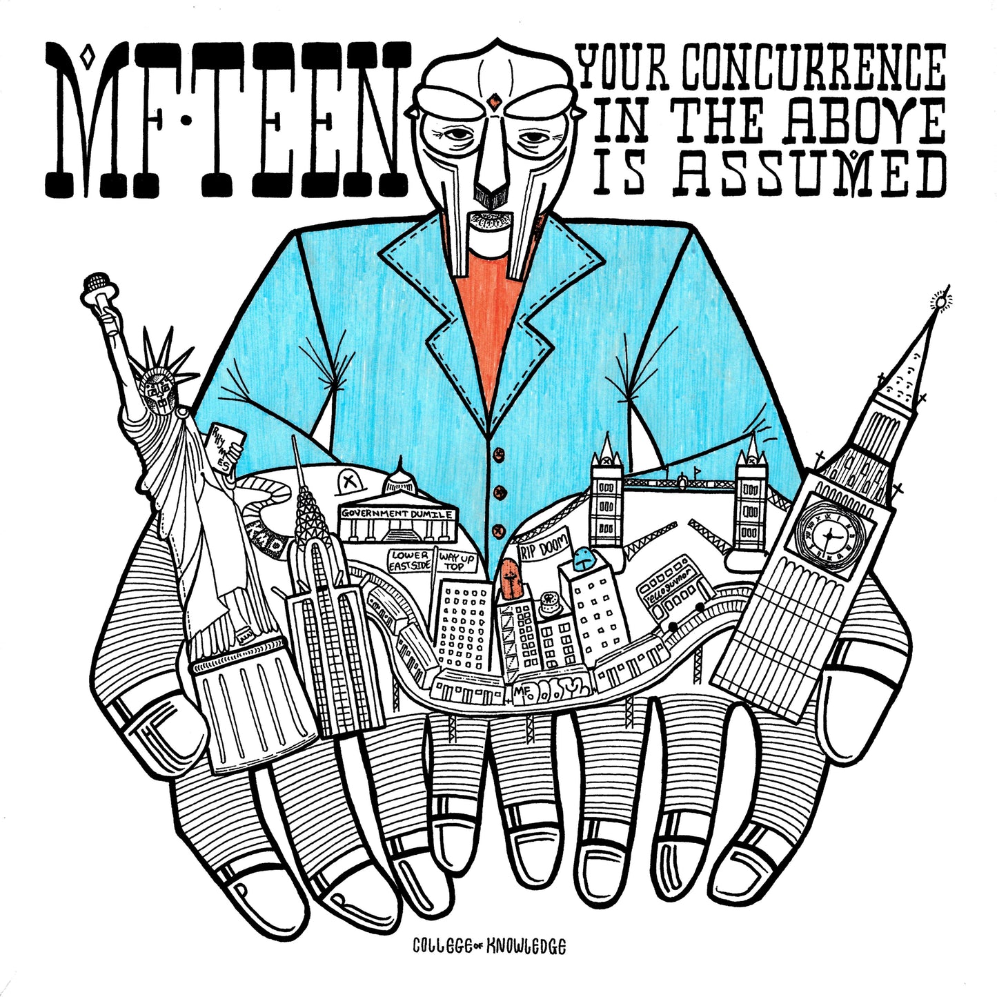 The Pro-Teens - MF TEEN: Your Concurrence In The Above Is Assumed (Opaque Orange) Vinyl Record