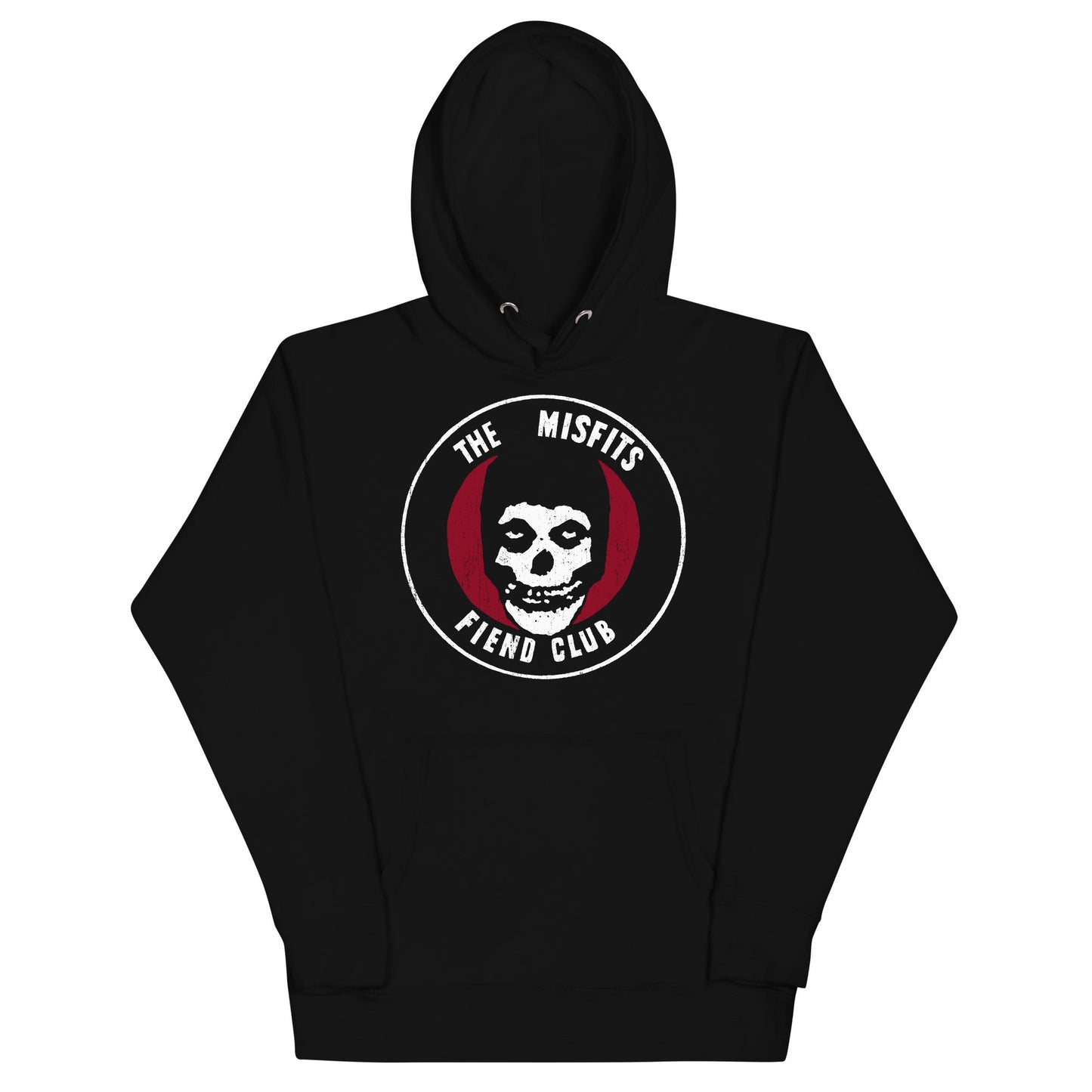 Misfits Fiend Club Mens Officially Licensed Hoodie Black