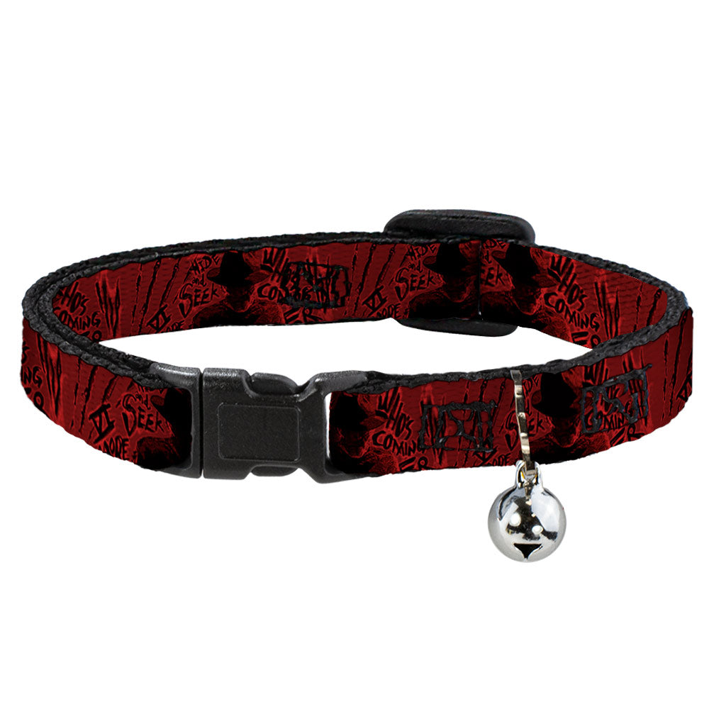 Nightmare On Elm Street Freddy Hand Scratching Cat Collar