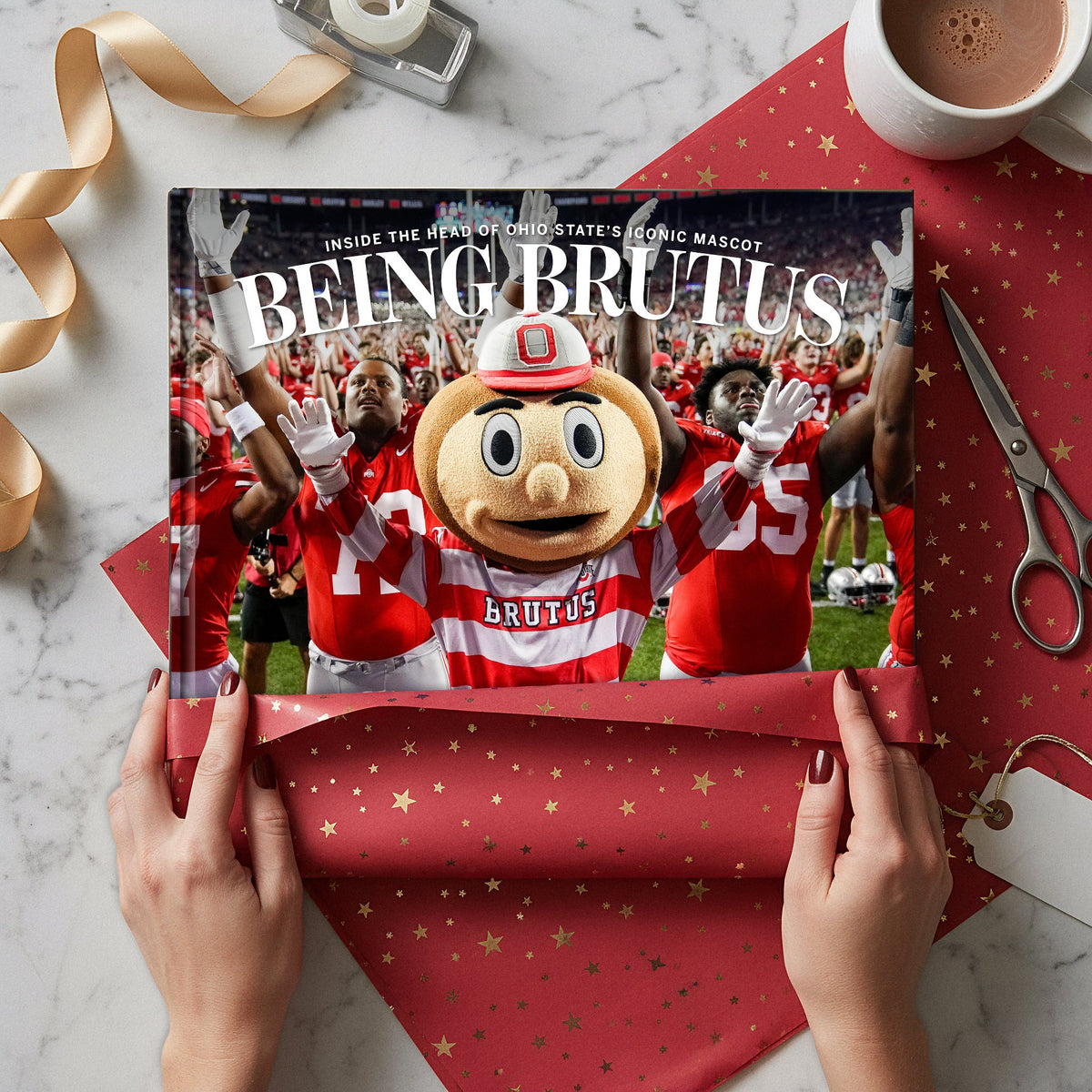 Being Brutus: Inside the Head of Ohio State's Iconic Mascot Book - PREORDER ships 11/27/2026