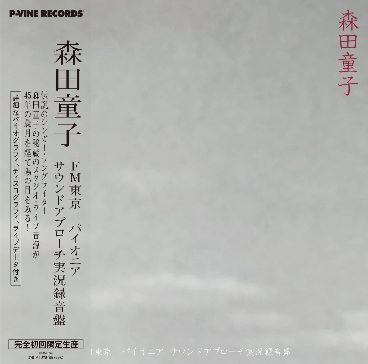 Fm Tokyo Pioneer Sound Approach Vinyl Record