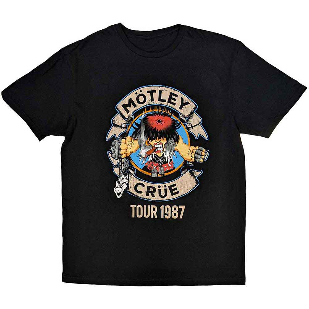 Motley Crue Girls Girls Girls Tour '87 Mens T Shirt Officially Licensed
