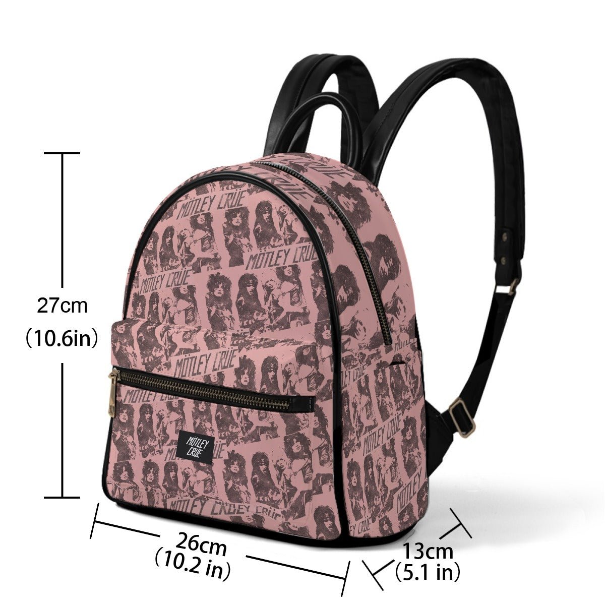 Motley Crue Mini Backpack Vegan Leather Officially Licensed