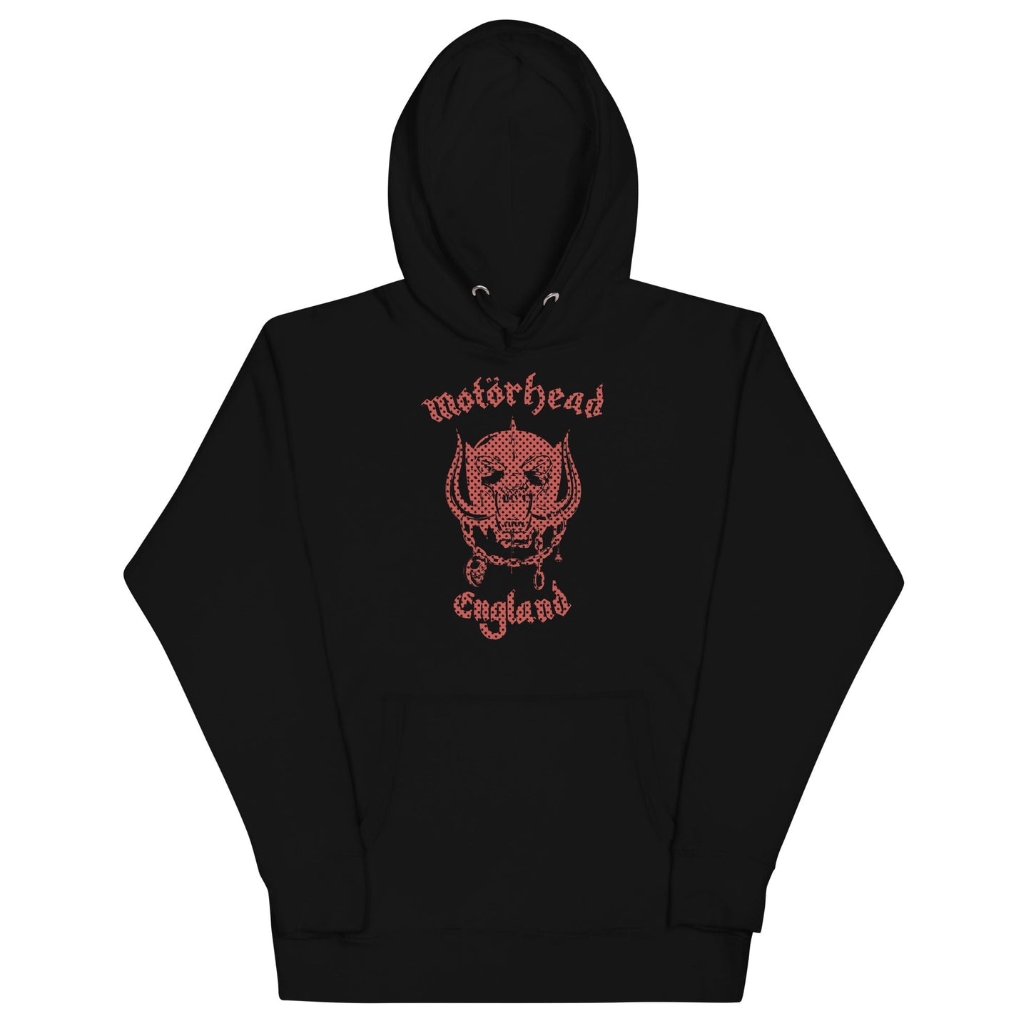 Motorhead Checkered Warpig Mens Officially Licensed Hoodie Black