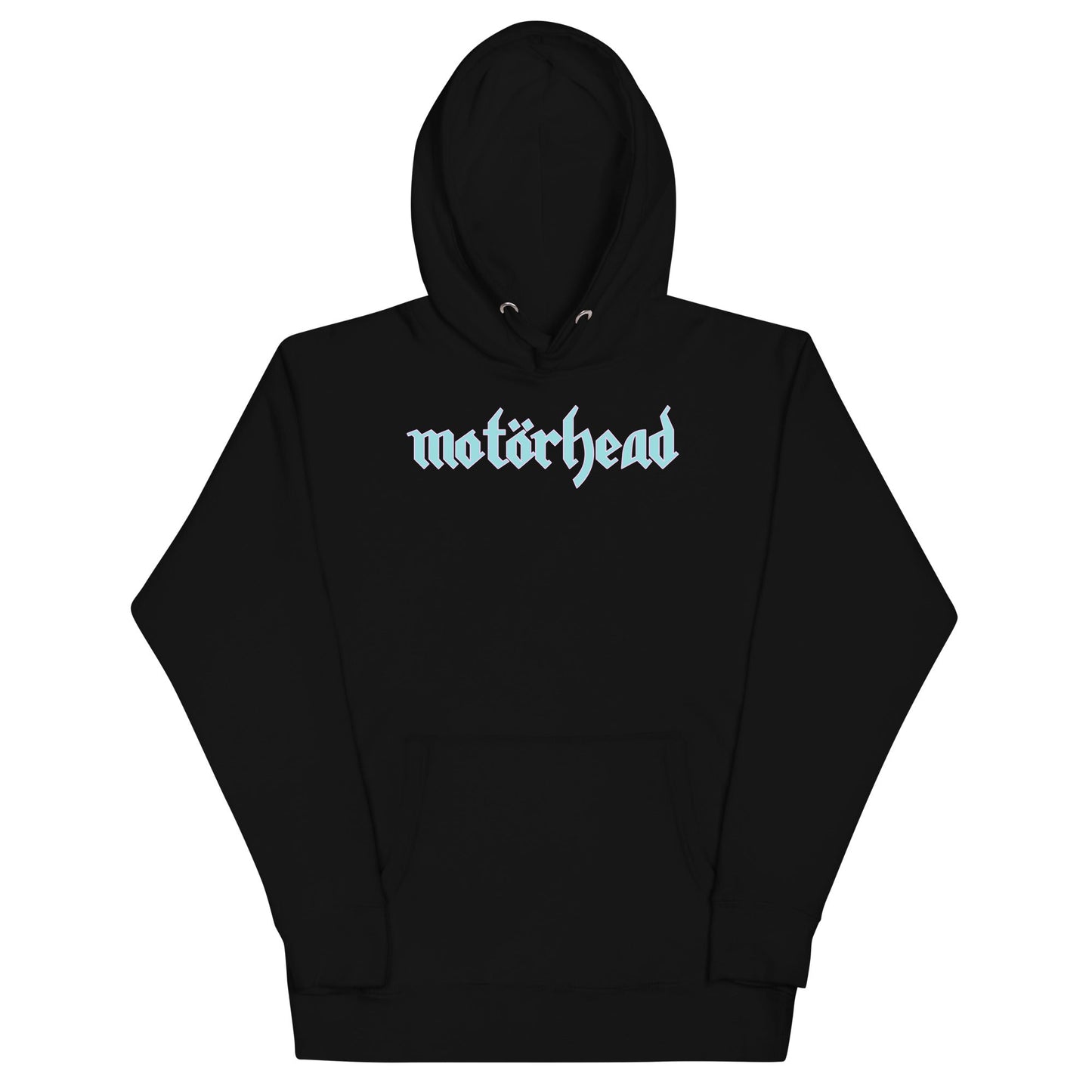 Motorhead Blue Logo Mens Officially Licensed Hoodie Black